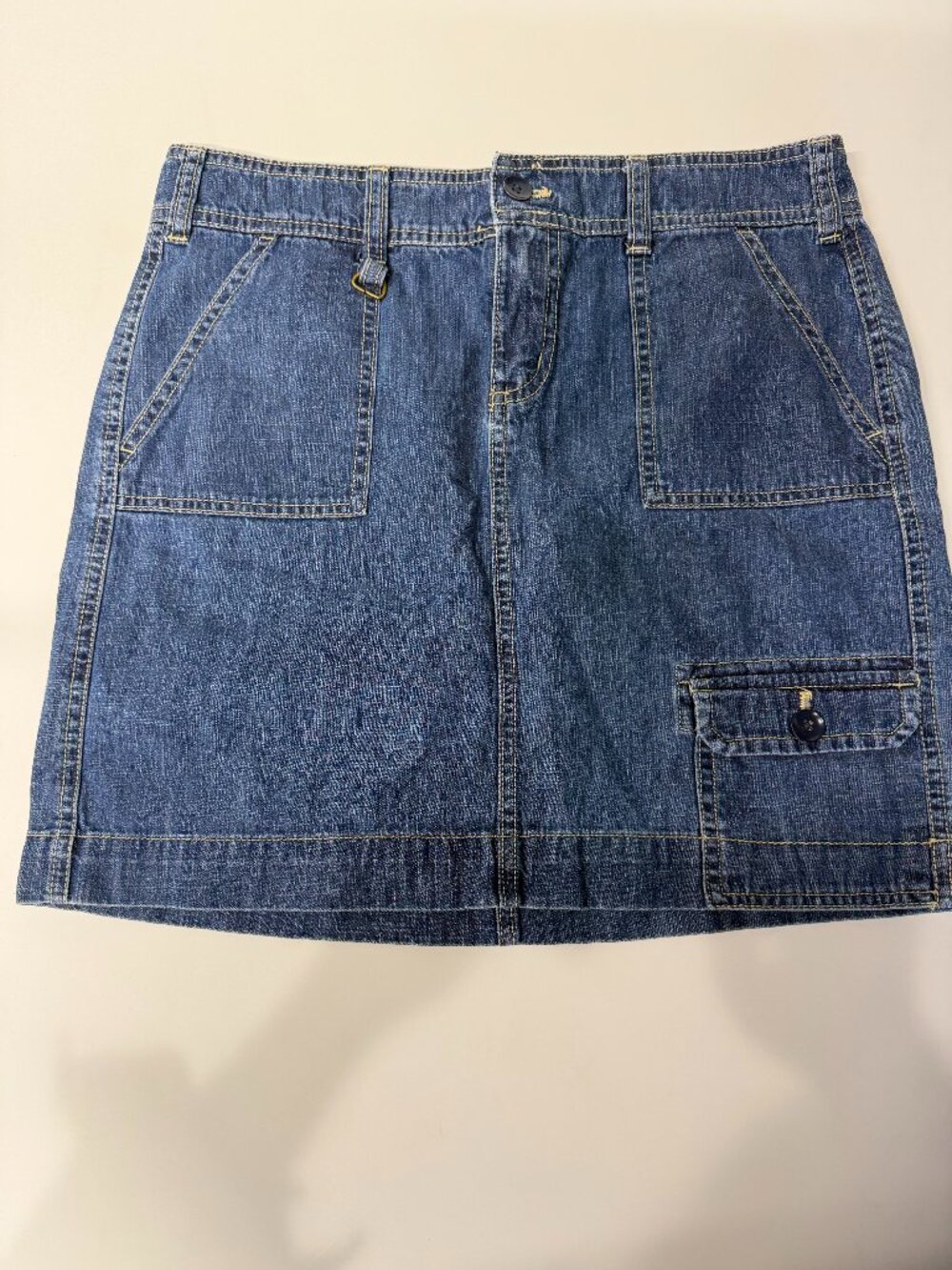 G.H. Bass & Co Denmin Skirt Size 4/Classic Casual Blue Jean Skirt